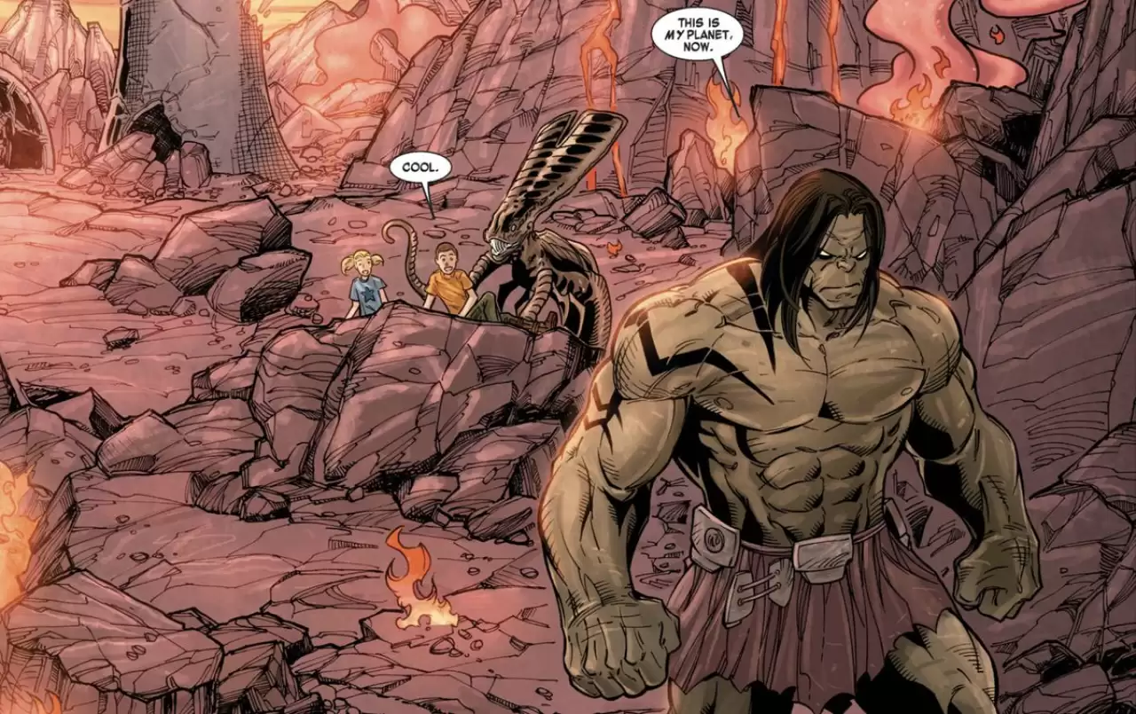 معرفی پسر هالک ( The Hulk ) اسکار ( Skaar ) در مارول