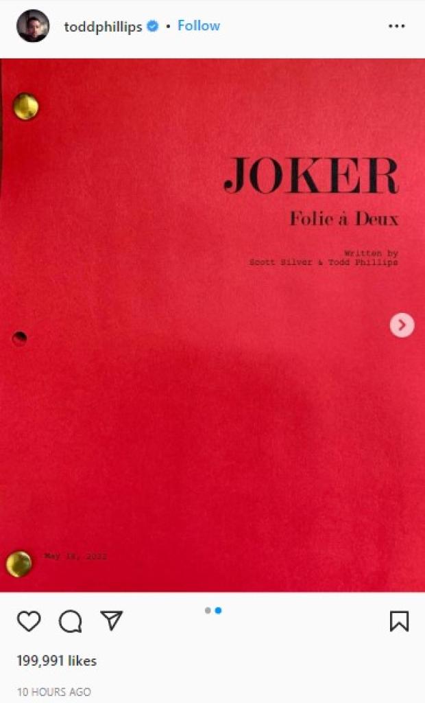 شروع ساخت Joker 2