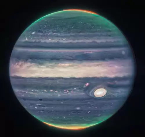 عکس های جدید جیمز وب از سیاره مشتری Jupiter